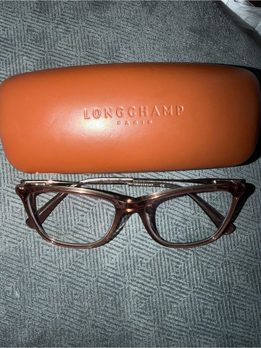 Longchamp Women’s Brown/Tan Optical Glasses with Case